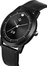 Black Leather Formal Watch Watch For Men Leather Watch for Men Wrist Watch-thumb1