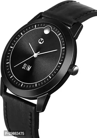 Black Leather Formal Watch Watch For Men Leather Watch for Men Wrist Watch-thumb2