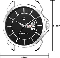 Black  Leather Formal Watch Day and Date Dial Watch For Men Leather Watch for Men Wrist Watch-thumb2