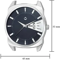 Blue Leather Formal Watch Day and Date Dial Watch For Men Leather Watch for Men Wrist Watch-thumb2