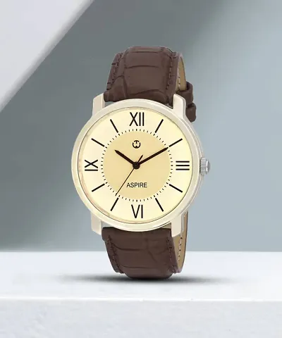 Stylish Synthetic Leather Analog Watches for Men