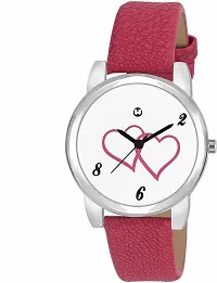 Pink Leather Formal Watch Watch For Women's Leather Watch for Women's Wrist Watch-thumb3