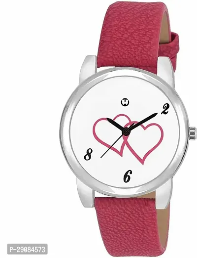 Pink Leather Formal Watch Watch For Women's Leather Watch for Women's Wrist Watch-thumb4