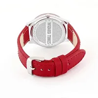 Red Leather Formal Watch Watch For Women's Leather Watch for Women's Wrist Watch-thumb1