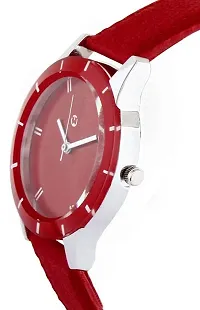 Red Leather Formal Watch Watch For Women's Leather Watch for Women's Wrist Watch-thumb2