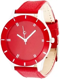 Red Leather Formal Watch Watch For Women's Leather Watch for Women's Wrist Watch-thumb3