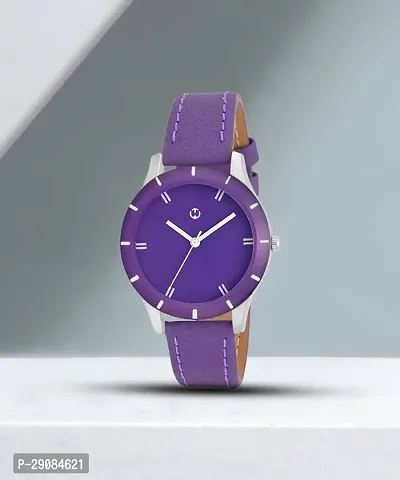 Purple Leather Formal Watch Watch For Women's Leather Watch for Women's Wrist Watch