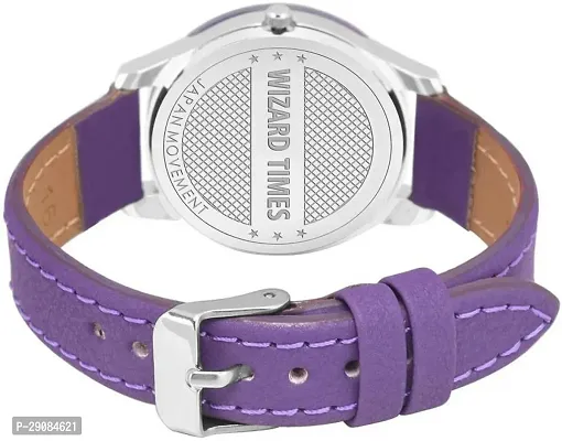 Purple Leather Formal Watch Watch For Women's Leather Watch for Women's Wrist Watch-thumb5