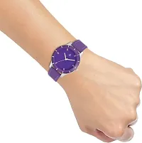 Purple Leather Formal Watch Watch For Women's Leather Watch for Women's Wrist Watch-thumb3