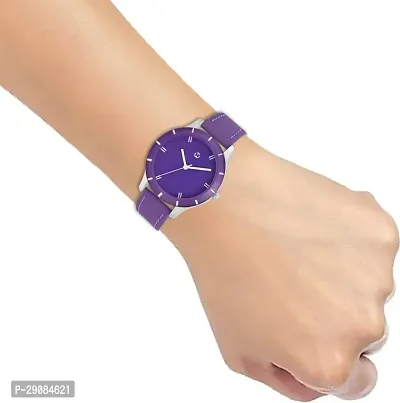 Purple Leather Formal Watch Watch For Women's Leather Watch for Women's Wrist Watch-thumb4