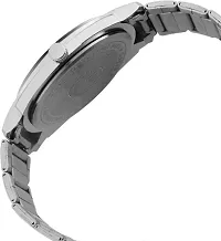 Silver Stainless Steel Formal Men's Watch Analog Wrist Watch For Men-thumb3