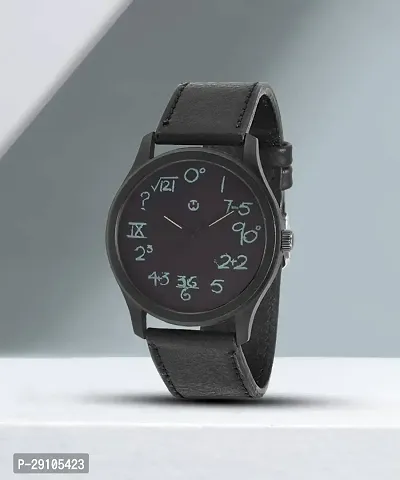 Black Leather Formal Watch Watch For Unisex Leather Watch for Unisex Wrist Watch