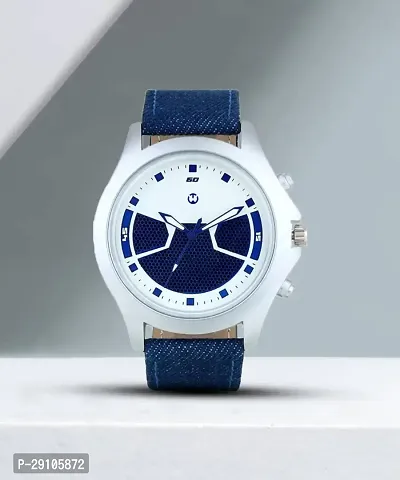 Blue Fabric  Formal Watch Watch For Men Leather Watch for Men Wrist Watch