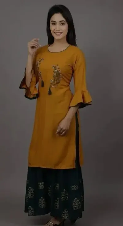 Graceful Rayon Kurta Bottom Women