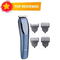 HTC - 1210 Beard Trimmer for Men And Hair Trimmer for Men,Professional Beard Trimmer For Man with 4 Trimming Combs | 45 Min Cordless Use,Trimmer for men Trimmer for private parts,pubic hair trimmer-thumb1