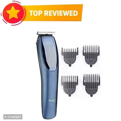 HTC - 1210 Beard Trimmer for Men And Hair Trimmer for Men,Professional Beard Trimmer For Man with 4 Trimming Combs | 45 Min Cordless Use,Trimmer for men Trimmer for private parts,pubic hair trimmer-thumb2