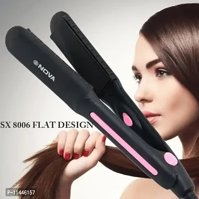 SX-8006 Hair Straightener hair straightener with ceramic plate hair straightener for ladies and girls (Multicolor)-thumb0