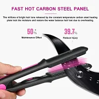 SX-8006 Hair Straightener hair straightener with ceramic plate hair straightener for ladies and girls (Multicolor)-thumb1