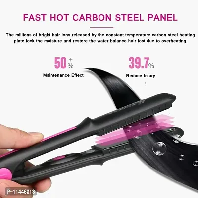 SX-8006 Hair Straightener hair straightener with ceramic plate hair straightener for ladies and girls (Multicolor)-thumb2