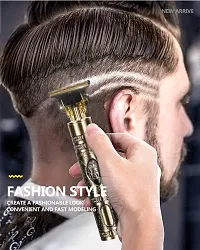 Hair Trimmer For Men Buddha Style Trimmer, Professional Hair Clipper, Adjustable Blade Clipper, Hair Trimmer and Shaver,Retro Oil Head Close Cut Precise hair Trimming Machine (Gold)-thumb3