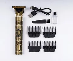 Hair Trimmer For Men Buddha Style Trimmer, Professional Hair Clipper, Adjustable Blade Clipper, Hair Trimmer and Shaver,Retro Oil Head Close Cut Precise hair Trimming Machine (Gold)-thumb1