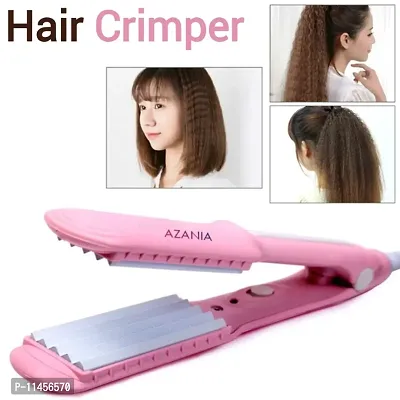 SX-8006 Hair crimpper  with ceramic plate hair straightener for ladies and girls (Multicolor)