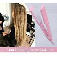 Hair Crimper Electric Hair Styler Hair Crimper Classic Hair Crimper SX-8006 Hair Styler Straightener Hair Styler (Multi-Color)-thumb1