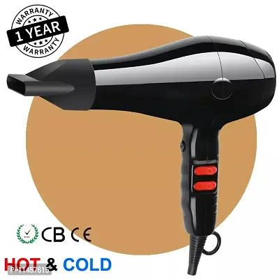 NOVA -NV-6130 1800 W Hair Dryer; 3 Heat (Hot/Cool/Warm) Settings including Cool Shot button; Heat Balance Technology (Red  Black)-thumb0