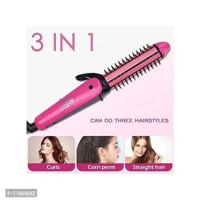 3 in 1 Hair Styler Hair Crimper, Hair Curler and Hair Straightener-thumb0