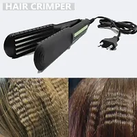 Professional Hair Crimper Beveled edge for Crimping, Styling and volumizing with Ceramic Technology for gentle and frizz-free Crimping Electric Hair Tool Model no. - Ak 8006. (MULTICOLOR)-thumb3