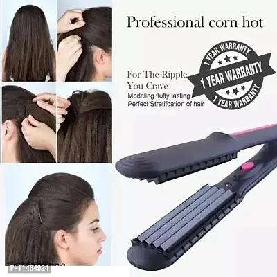 Hair Crimper Electric Hair Styler Hair Crimper Classic Hair Crimper SX-8006 Hair Styler Straightener Hair Styler (Multi-Color)