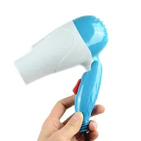 Professional Nova NV-1290, 1000 Watt Electric Foldable Hair Dryer With 2 Speed Control-thumb1