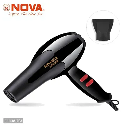 NOVA -NV-6130 1800 W Hair Dryer; 3 Heat (Hot/Cool/Warm) Settings including Cool Shot butt