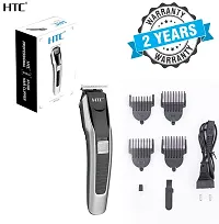 HTC-538 Trimmer for men AT-538 Hair trimmer for men Clipper Shaver Rechargeable Hair Machine adjustable for men Beard Hair Trimmer, beard trimmers for men, beard trimmer for men with 4 combs (Black)-thumb2