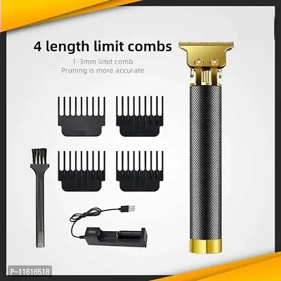 Trimmer, Zero Gapped T-Blade Close Cutting Clippers Rechargeable VINTAGE ( ASSORTED )