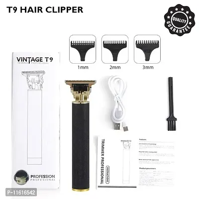 Professional Outliner Trimmer, Zero Gapped T-Blade Close Cutting Clippers Rechargeable ( ASSORTED )-thumb2