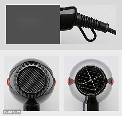 Professional 6130 Hair Dryer for Men and Women with Styling Nozzle, 2 Speed 2 Heat Settings Cool Button, Concentrator, Diffuser with Detachable Filter (black , 1800 Watt)-thumb4