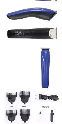 AZANIA AT-528 Professional Beard Trimmer For Men, Durable Sharp Accessories Blade Trimmers and Shaver with 4 Length Setting Trimmer For Men Shaving,Trimer for men's, Savings Machine (Blue)-thumb4