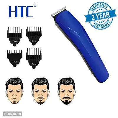 AZANIA AT-528 Professional Beard Trimmer For Men, Durable Sharp Accessories Blade Trimmers and Shaver with 4 Length Setting Trimmer For Men Shaving,Trimer for men's, Savings Machine (Blue)