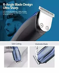 AZANIA AT 1210 Electric Hair trimmer for men Clipper Shaver Rechargeable Hair Machine adjustable for men Beard Hair Trimmer, beard trimmers for men, beard trimmer for men with 4 combs-thumb4