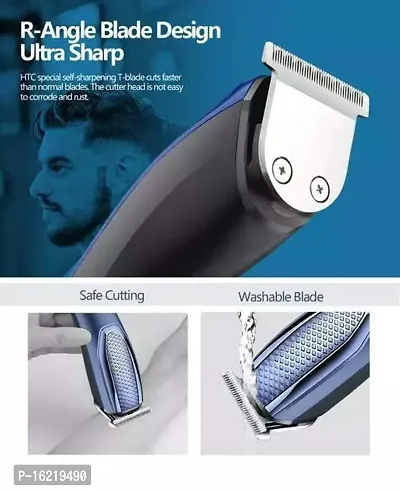 AZANIA AT 1210 Electric Hair trimmer for men Clipper Shaver Rechargeable Hair Machine adjustable for men Beard Hair Trimmer, beard trimmers for men, beard trimmer for men with 4 combs-thumb5