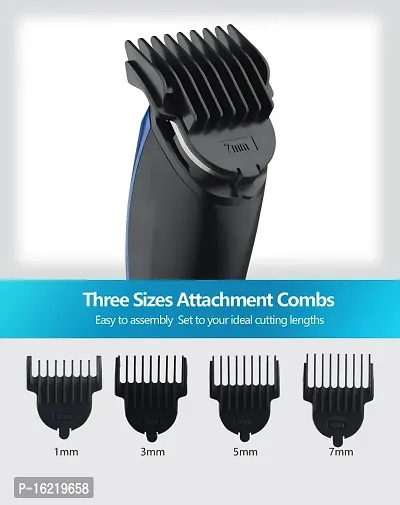 AZANIA Hair Trimmer Professional Rechargable MEN  WOMEN Hair Trimmer HTC AT-1210-thumb3