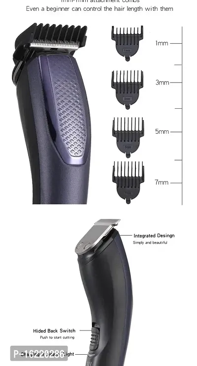 AZANIA Hair Trimmer Professional Rechargable MEN  WOMEN Hair Trimmer HTC AT-1210-thumb5