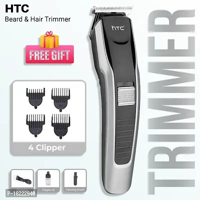 AZANIA AT-538 Professional Beard Trimmer for Man Runtime: 45 min Trimmer for Men  Women Silver-thumb0