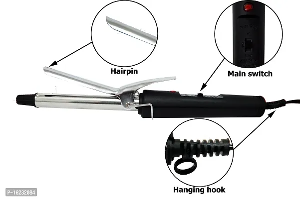 AZANIA Women NHC-471b Hair Curling Iron Electric Curler Black-thumb3