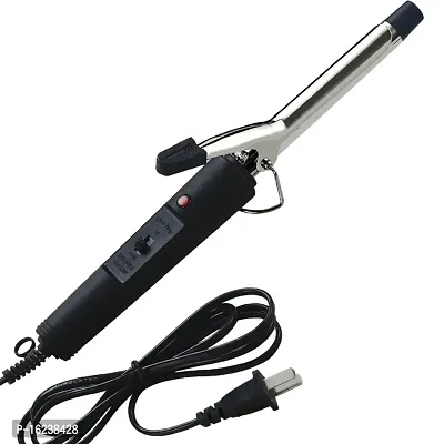 AZANIA NHC-471B Hair Curling Iron Rod for Women  Use Instant Heat Styling Brush Motor Styling Tool Professional Hair Styling Instant Heat Technology (Black)