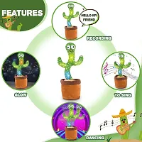 AZANIA Toys Talking Cactus Baby Toys for Kids Dancing Cactus Toys Can Sing Wriggle  Singing Recording Repeat What You Say Funny Education Toys for Children Playing Home Decor Items for Kids-thumb1