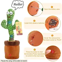 AZANIA Toys Talking Cactus Baby Toys for Kids Dancing Cactus Toys Can Sing Wriggle  Singing Recording Repeat What You Say Funny Education Toys for Children Playing Home Decor Items for Kids-thumb3