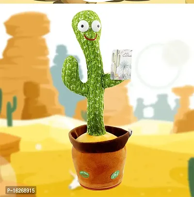 Toys Talking Cactus Baby Toys for Kids Dancing Cactus Toys Can Sing Wriggle  Singing Recording Repeat What You Say Funny Education Toys for Children Playing Home Decor Items for Kids-thumb0