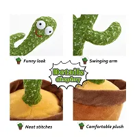 Dancing Cactus Talking Toy, Cactus Plush Rechargeable Toy, Wriggle  Singing Recording Repeat What You Say Funny Education Toys for Babies Children Playing, Home Decorate (Cactus Toy)-thumb3